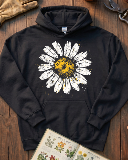 Graphic Daisy Garden Bloom Hoodie