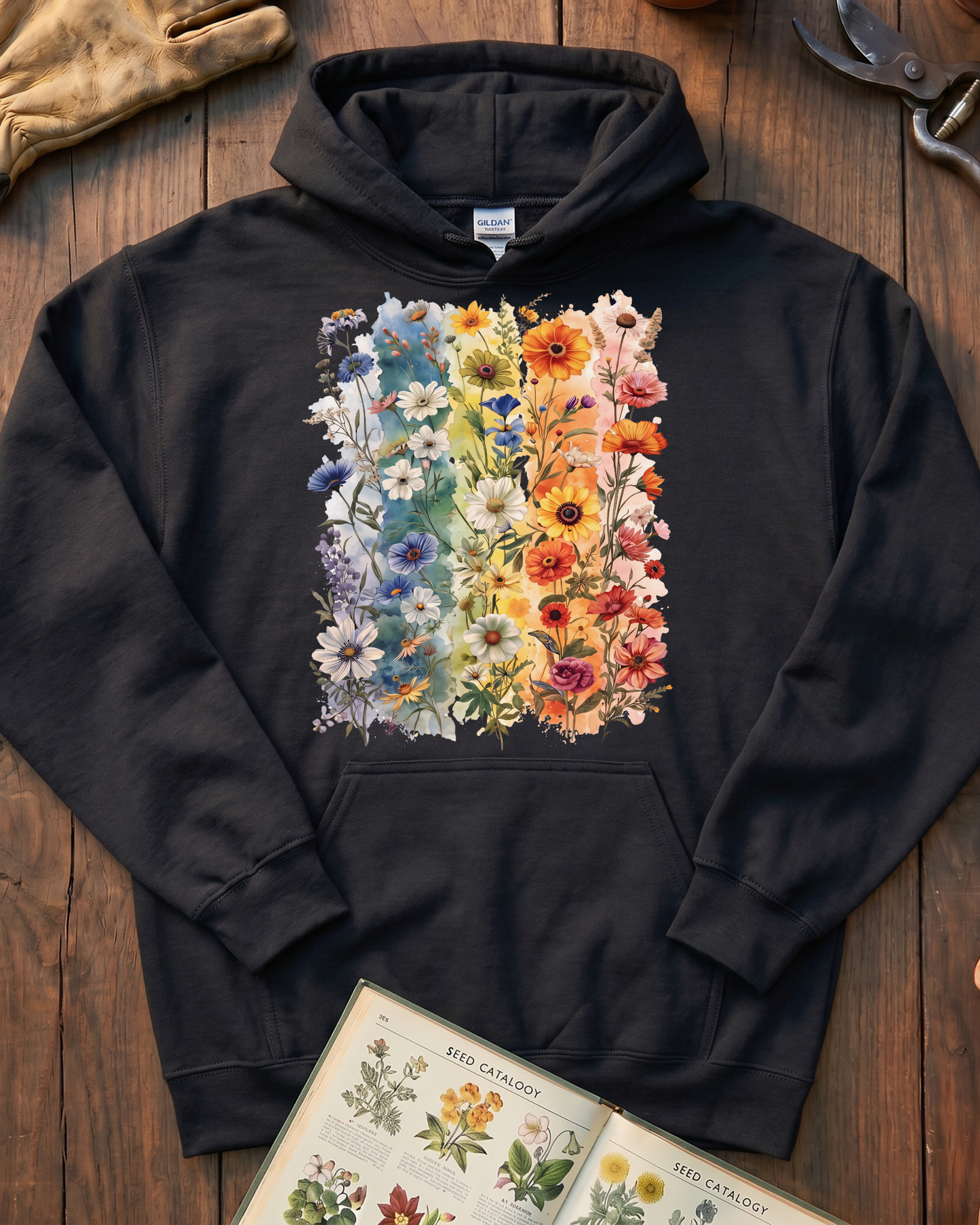 Wildflower Meadow Botanical Hoodie