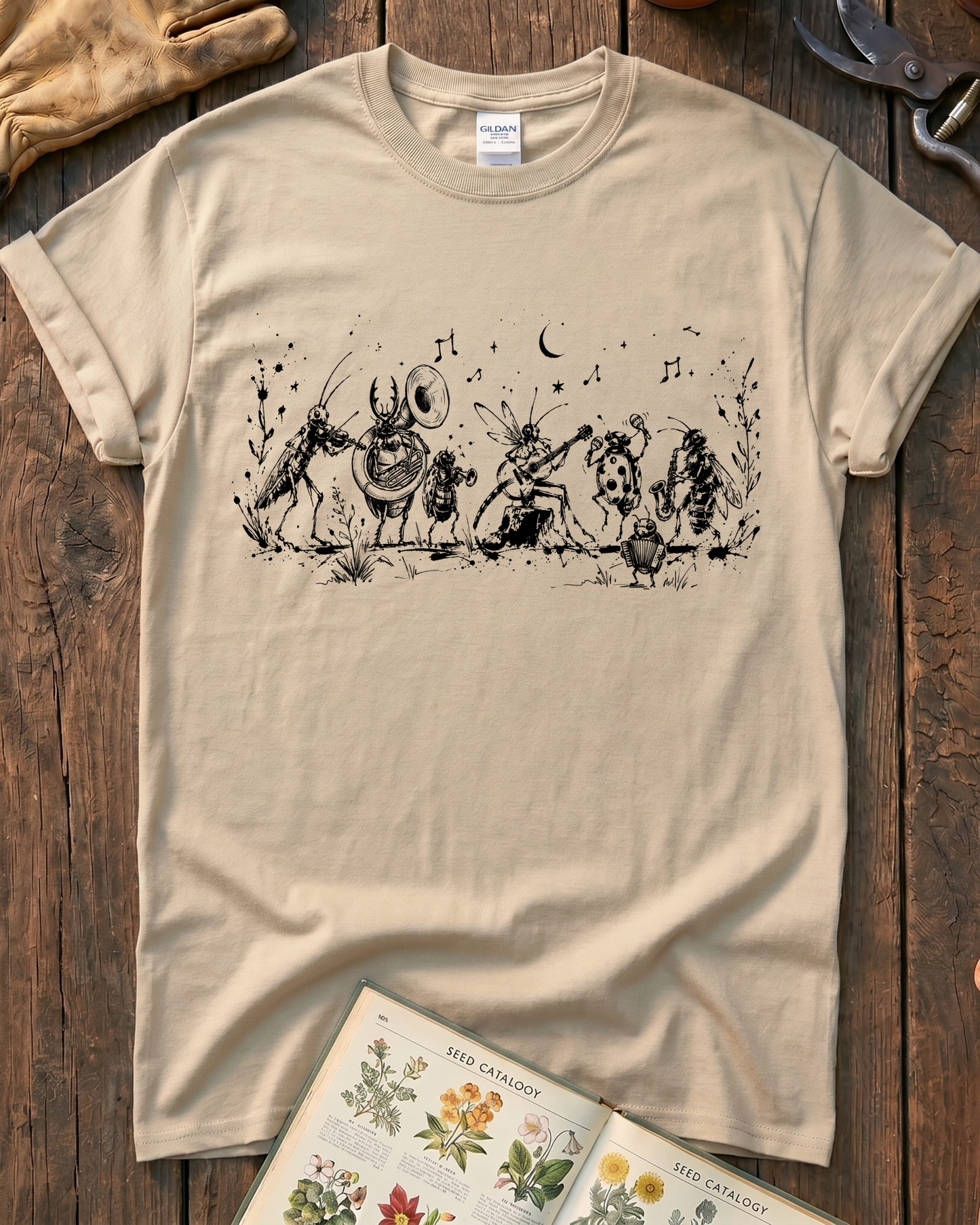 Garden Bug Band T-Shirt
