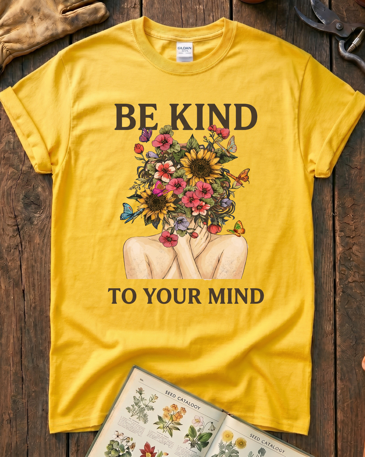 Be Kind To Your Mind Floral T-Shirt