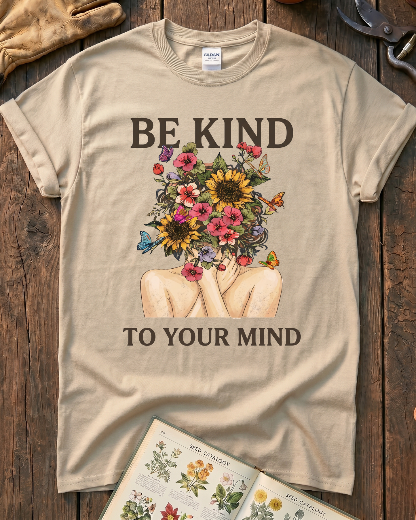 Be Kind To Your Mind Floral T-Shirt