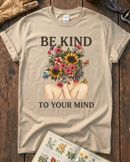 Be Kind To Your Mind Floral T-Shirt