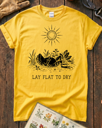 Lay Flat To Dry Frog T-Shirt