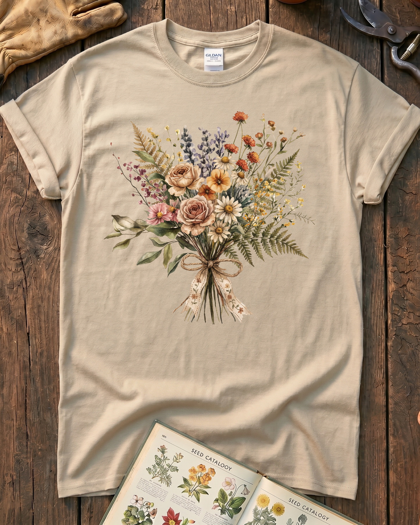 Floral Bouquet Botanical T-Shirt
