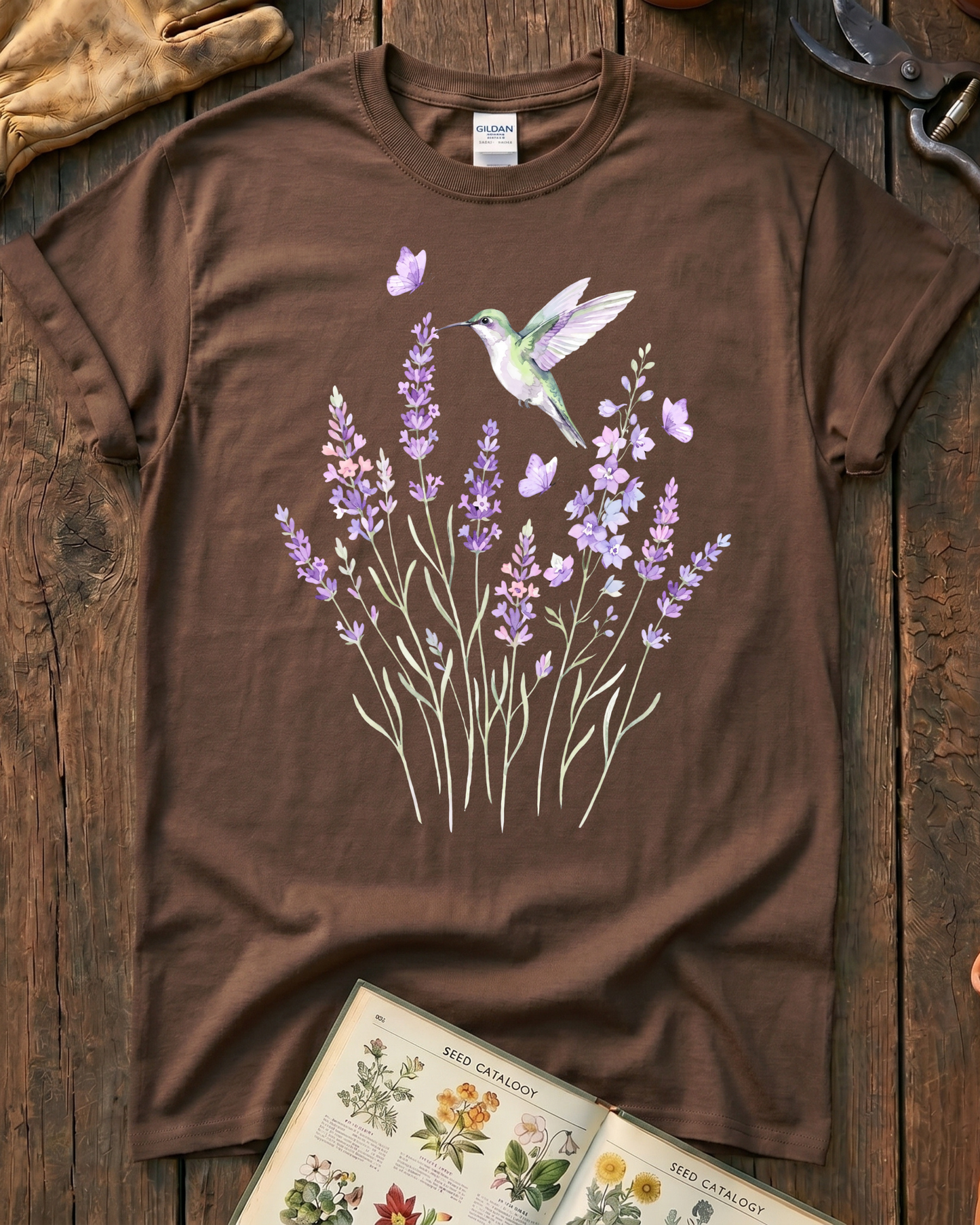 Hummingbird Lavender T‑Shirt