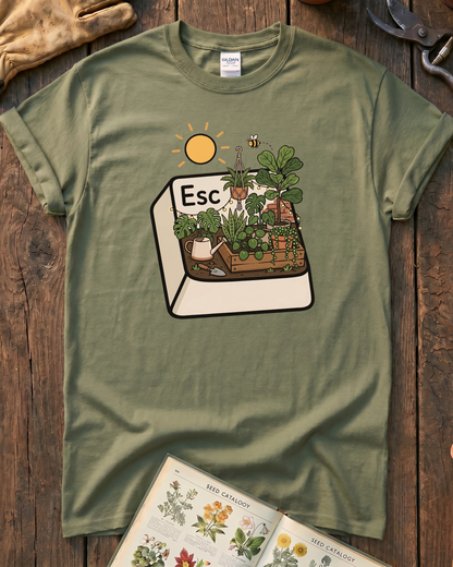 Escape Into Plants T-Shirt