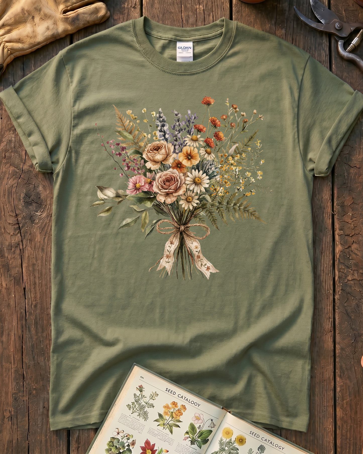 Floral Bouquet Botanical T-Shirt