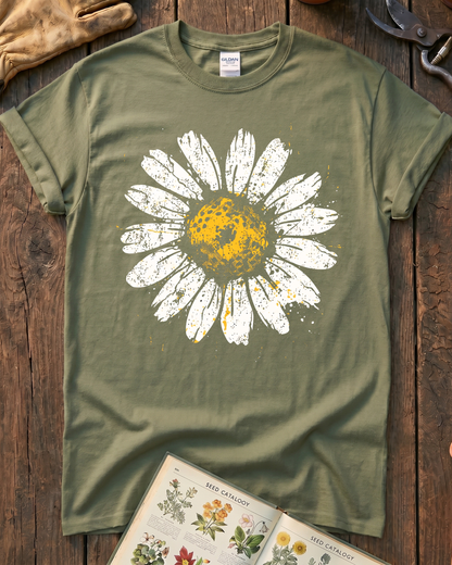 Bold Daisy Ink Garden T-Shirt