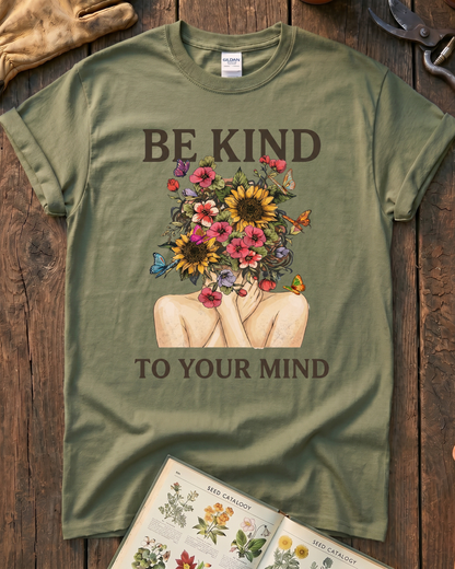 Be Kind To Your Mind Floral T-Shirt