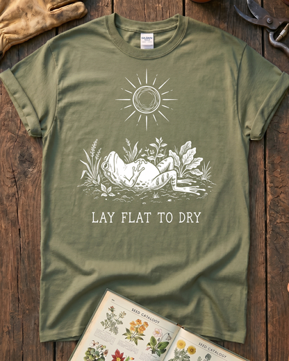 Lay Flat To Dry Frog T-Shirt