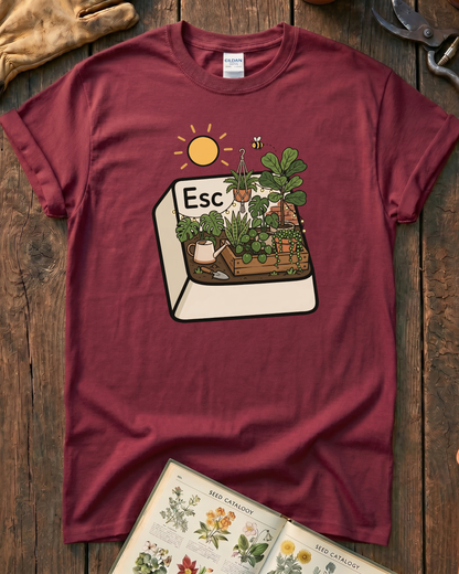 Escape Into Plants T-Shirt