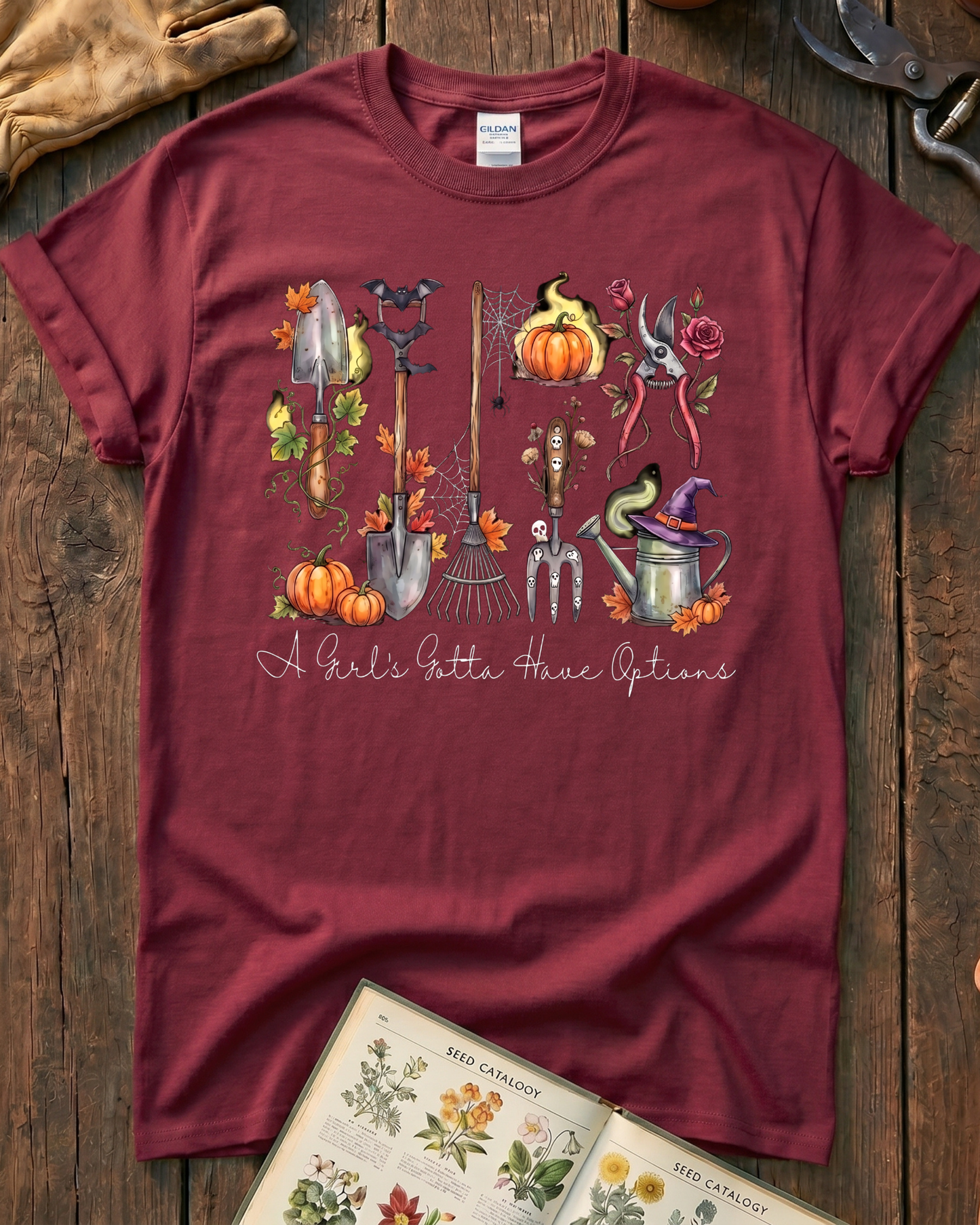 Halloween Garden Tools T-Shirt