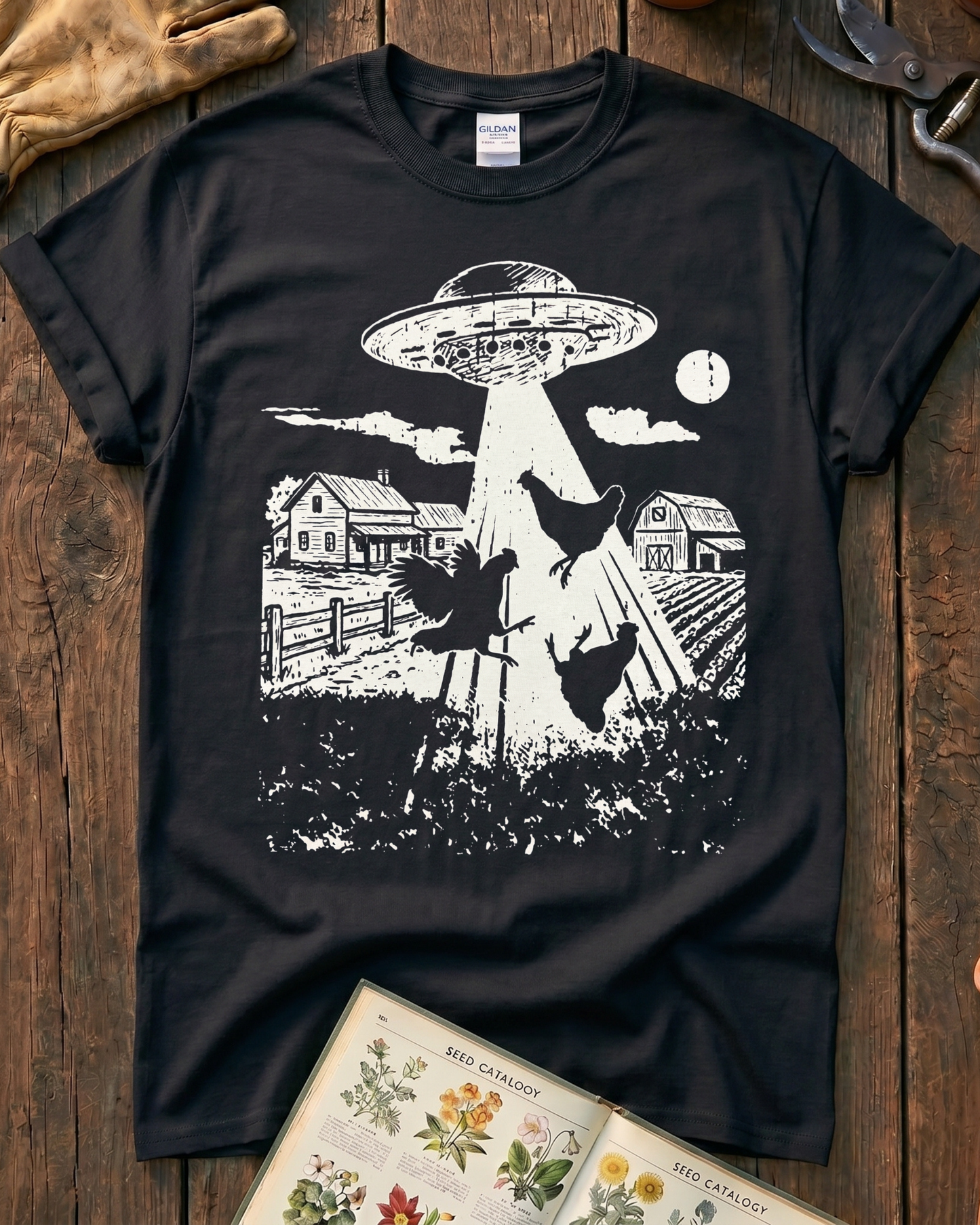 UFO Chickens T‑Shirt