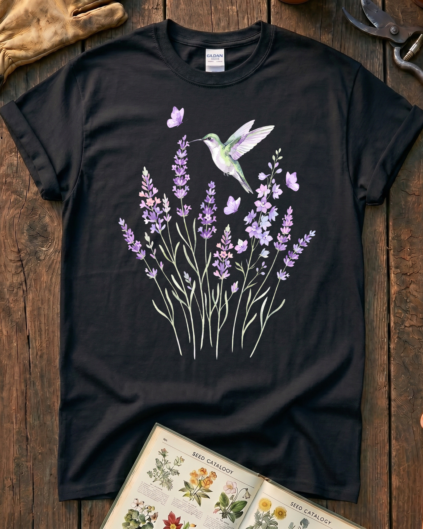 Hummingbird Lavender T‑Shirt