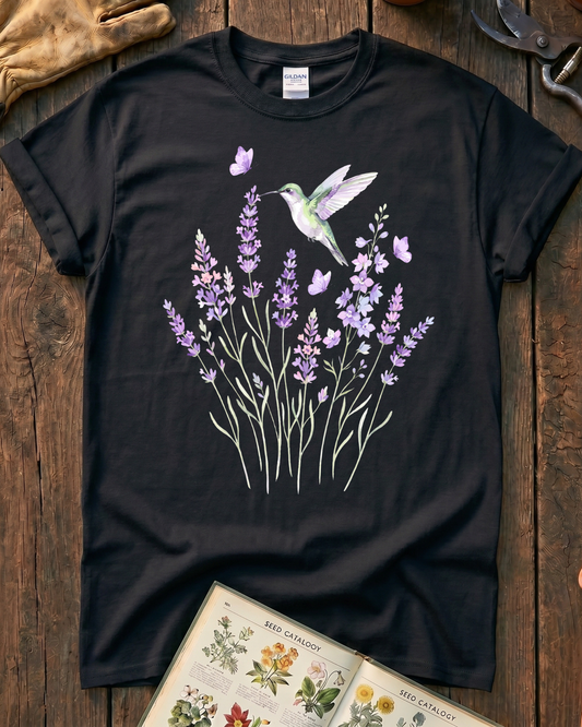Hummingbird Lavender T‑Shirt