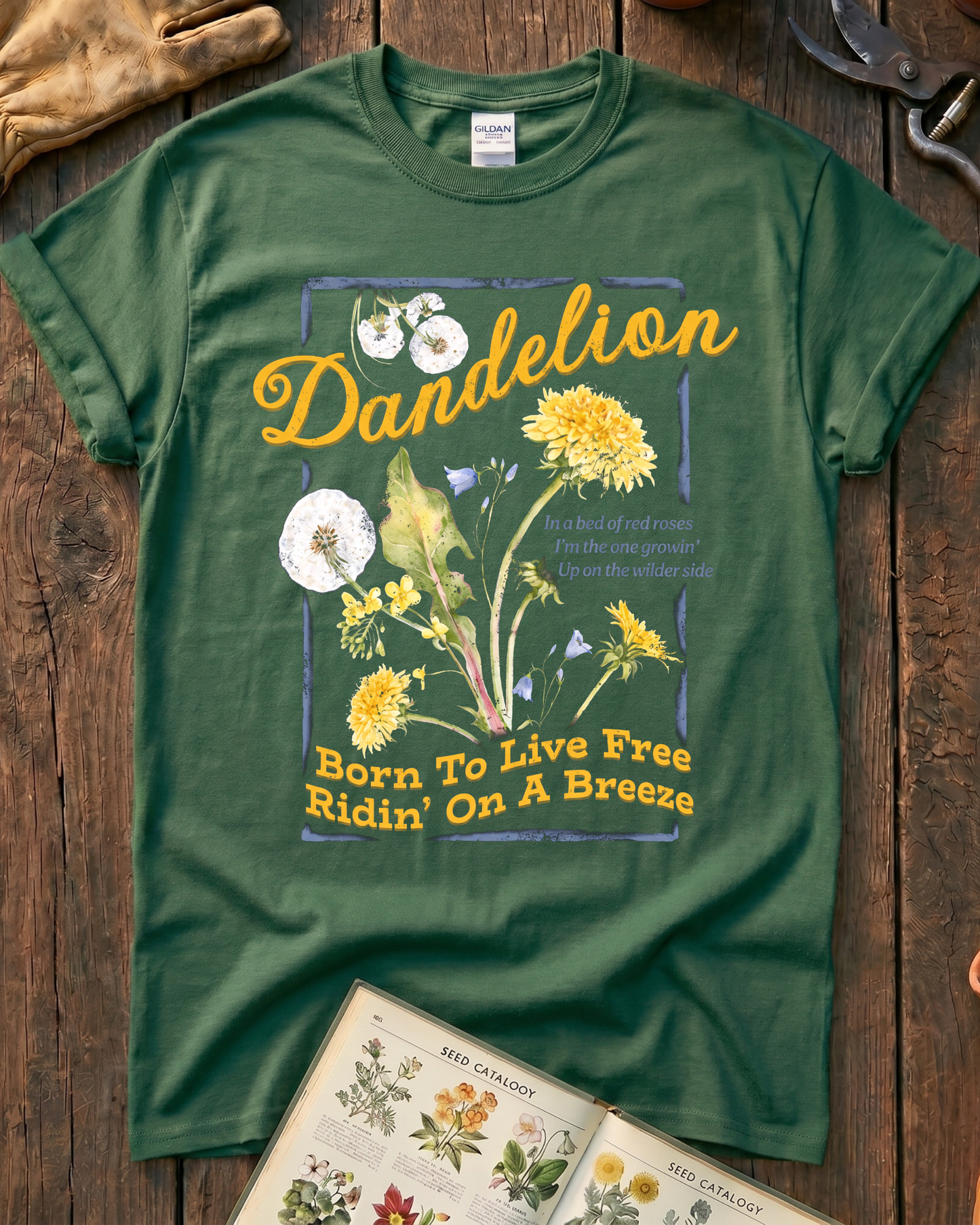 Born To Live Free Dandelion T-Shirt