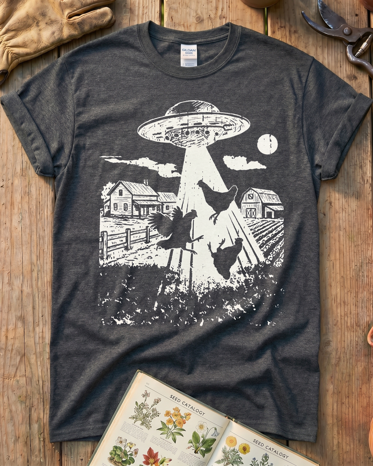UFO Chickens T‑Shirt