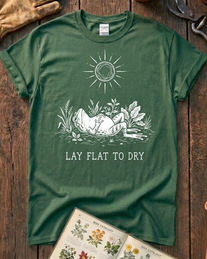 Lay Flat To Dry Frog T-Shirt