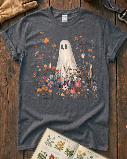 Ghost In The Wildflower Garden T-Shirt