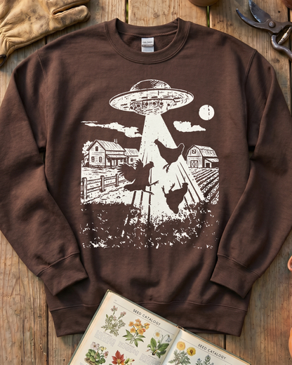 UFO Chickens Sweatshirt