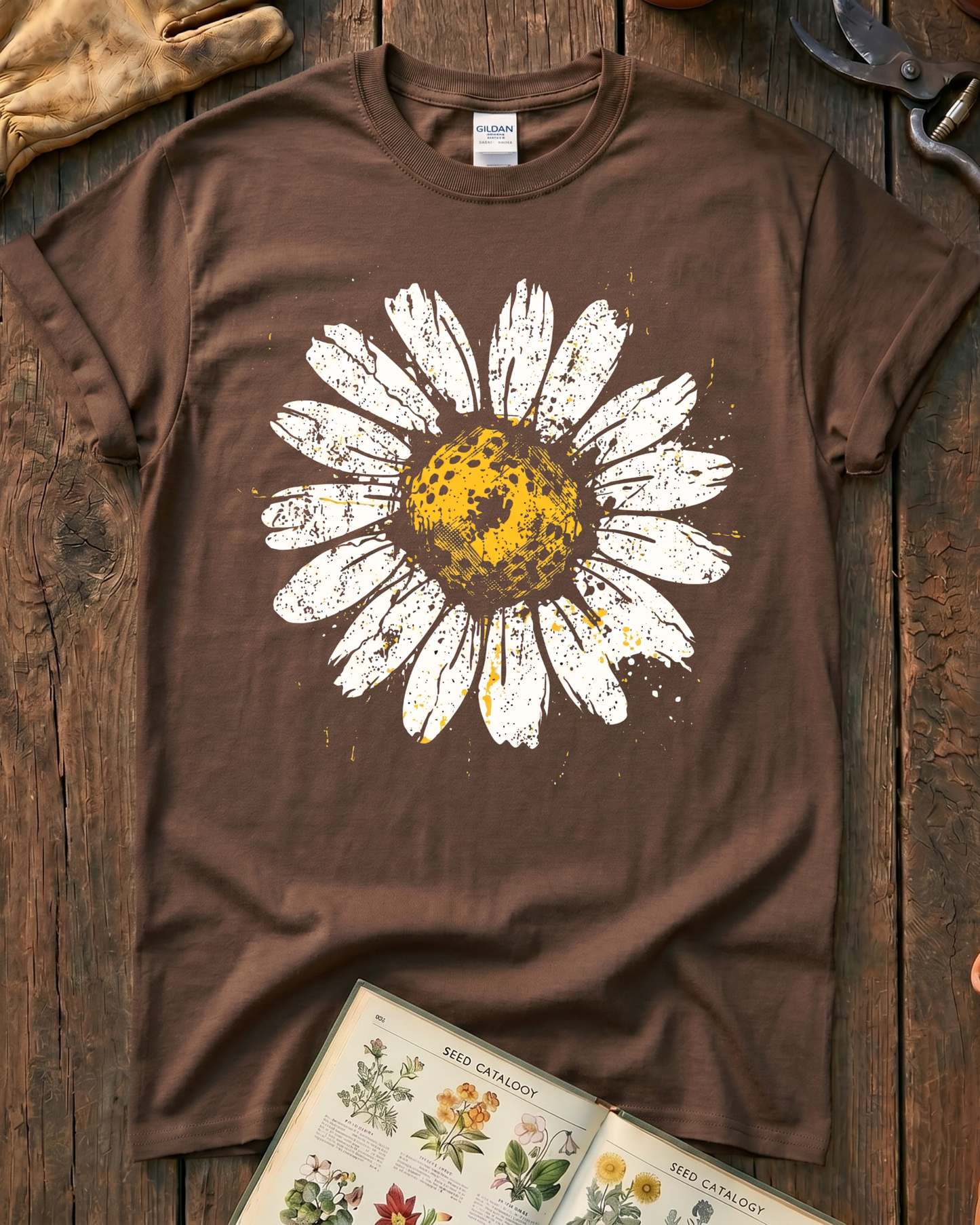 Bold Daisy Ink Garden T-Shirt