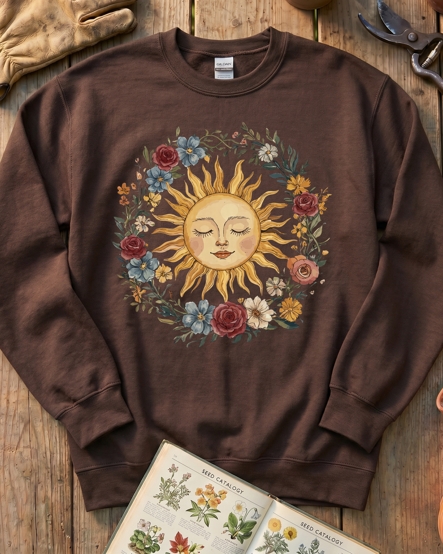 Floral Sun Sweatshirt