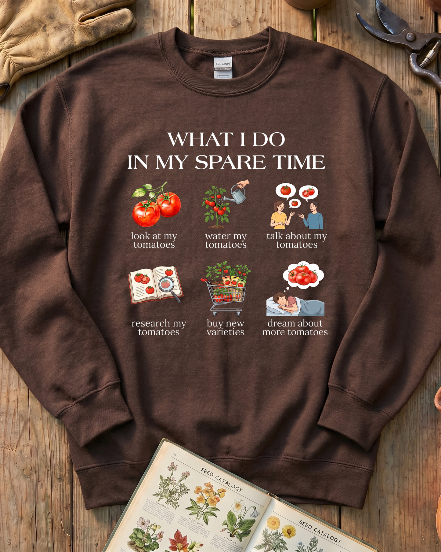 Gardening Tomato Lover Sweatshirt