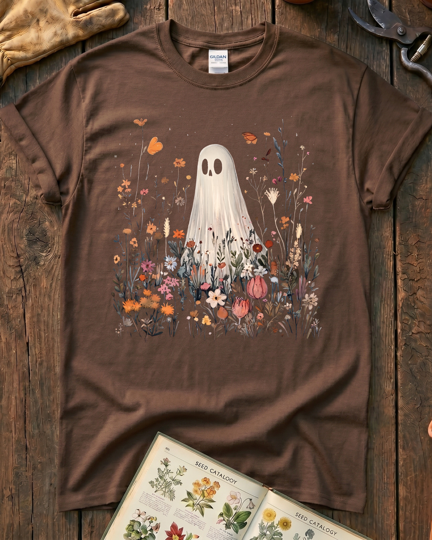 Ghost In The Wildflower Garden T-Shirt