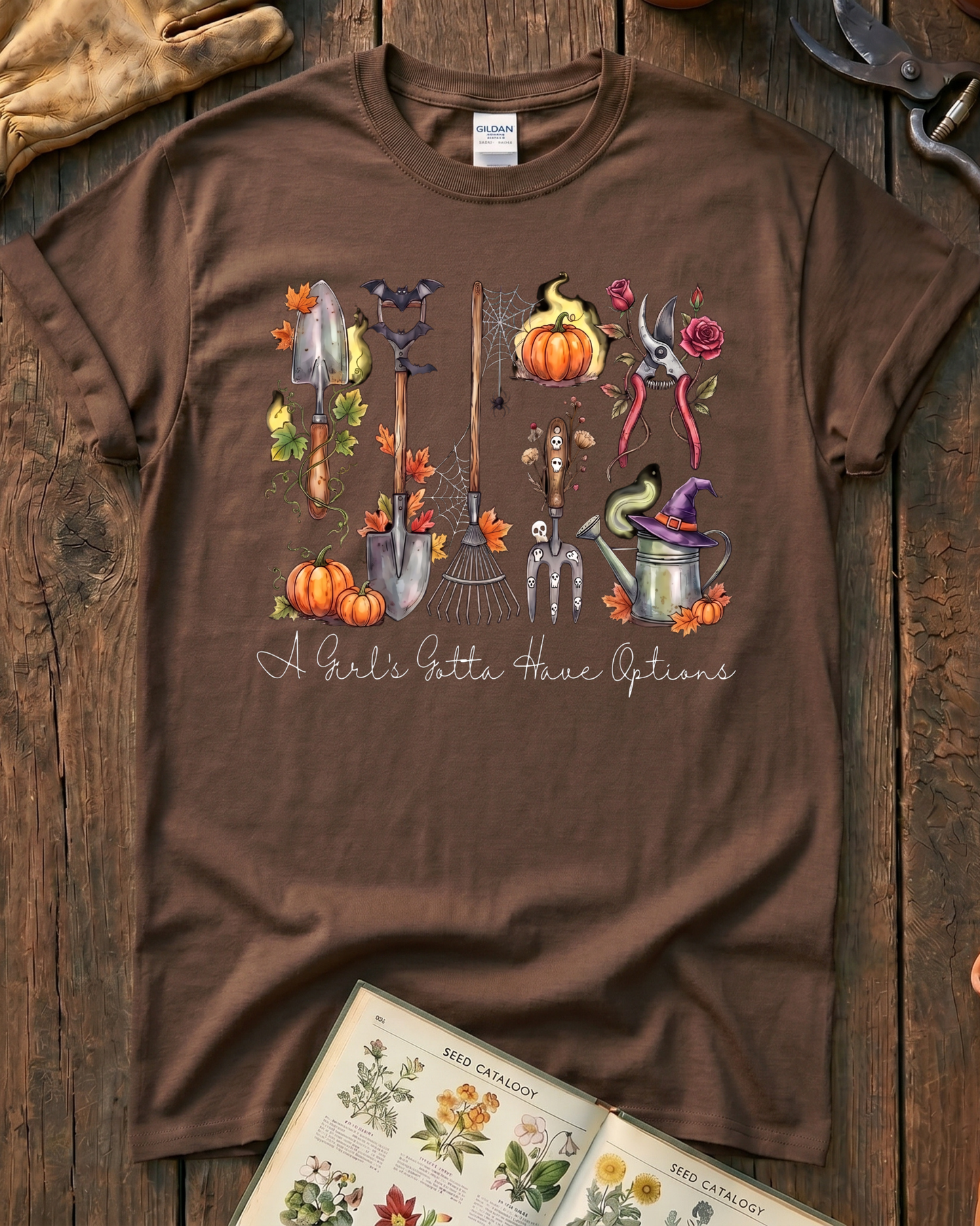 Halloween Garden Tools T-Shirt