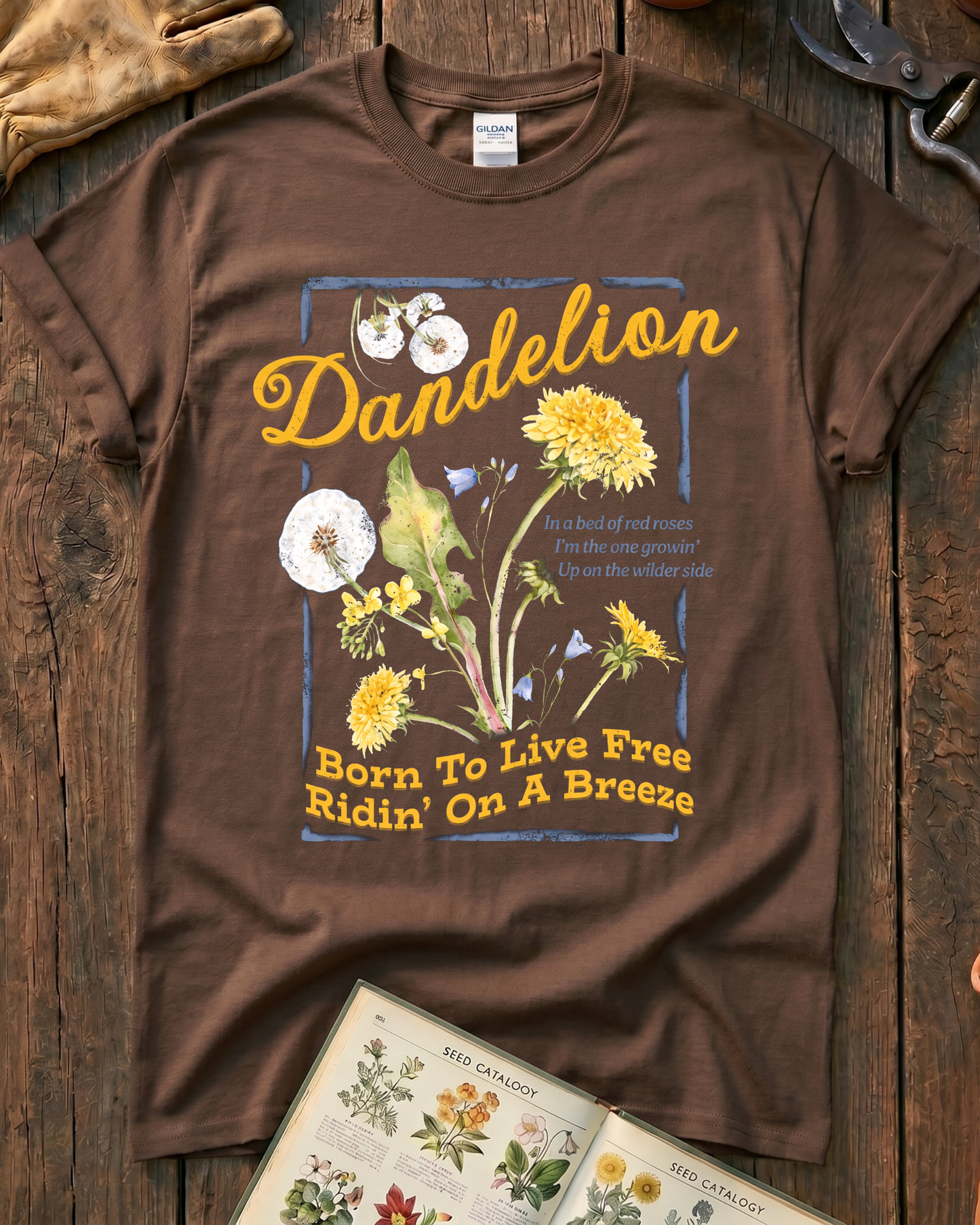Born To Live Free Dandelion T-Shirt