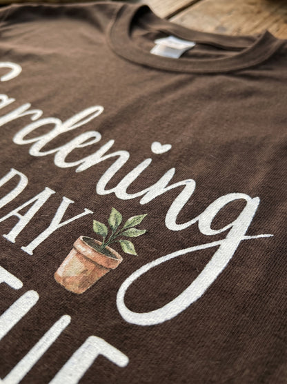 Gardening Keeps Crazy Away T‑Shirt