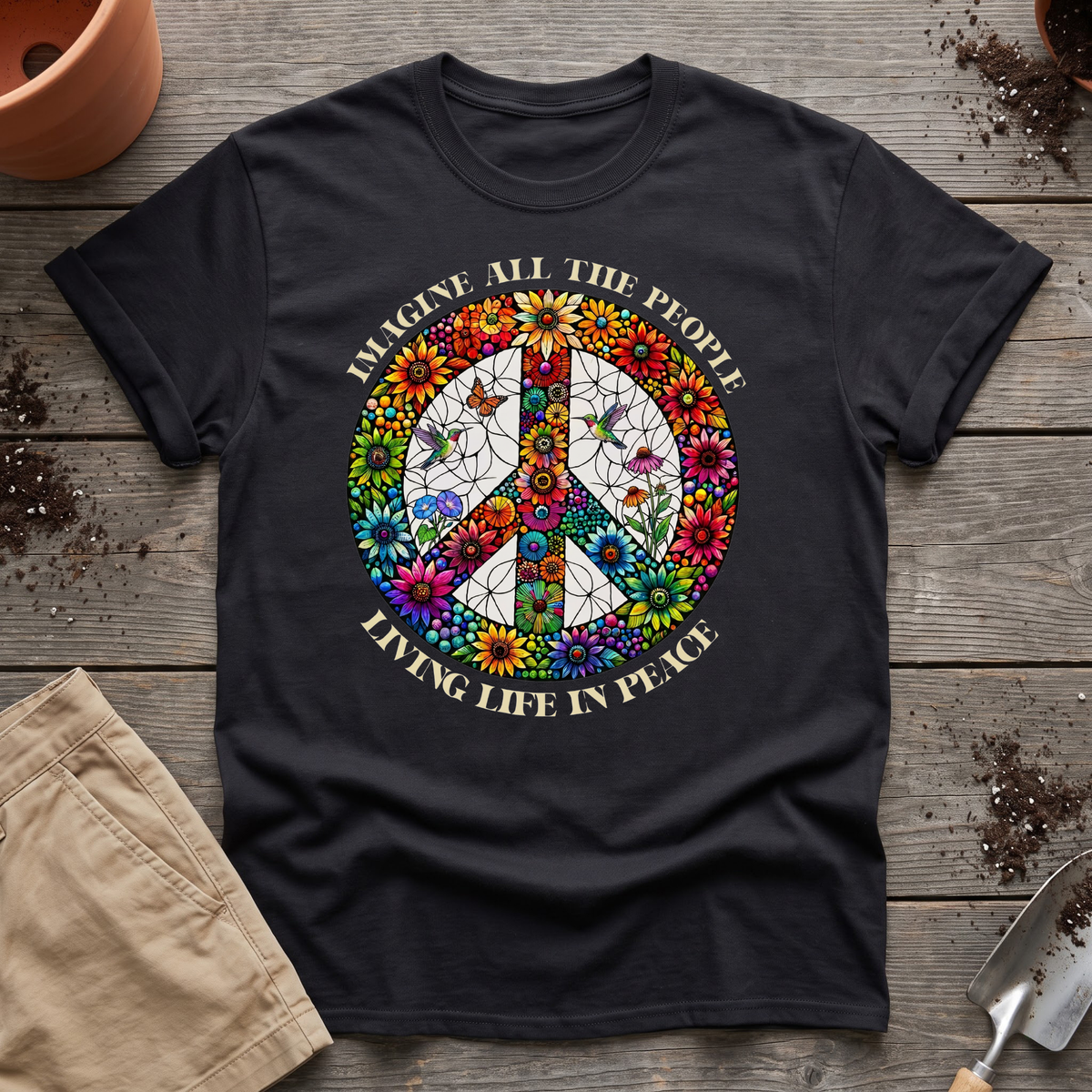 Groovy Peace Plant T-Shirt