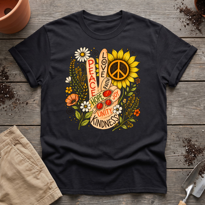 Flower Power Peace T-Shirt