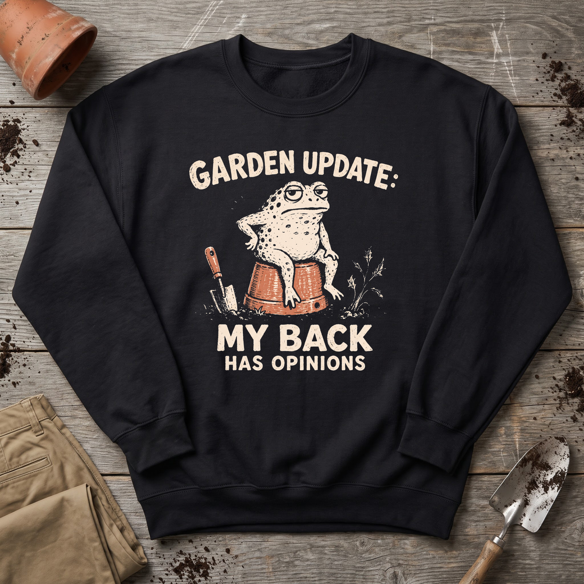 Gardening Back Pain Sweatshirt