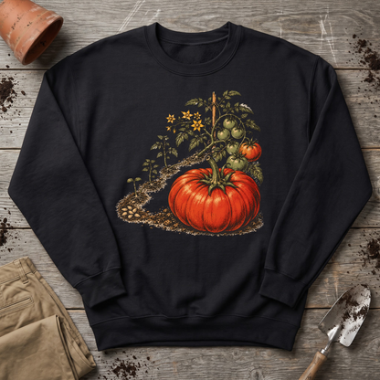 Tomato Growing Cycle Sweatshirt