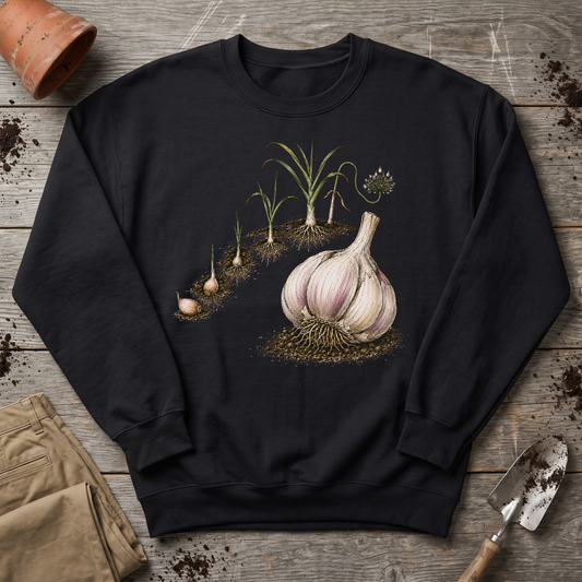 Garlic Growing Cycle Sweatshirt