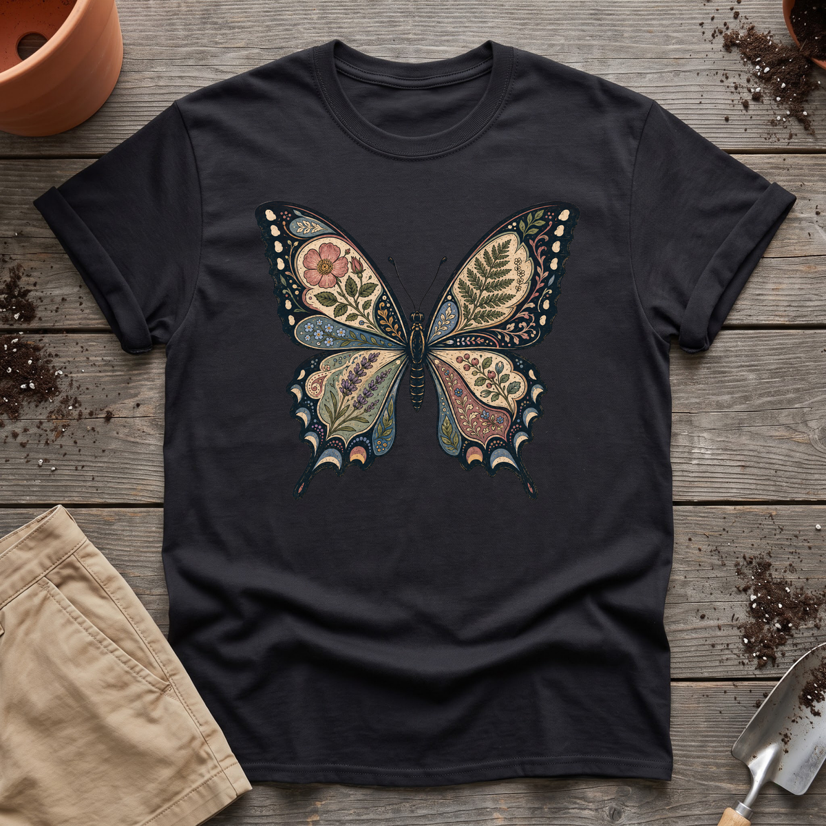 Botanical Butterfly T-Shirt