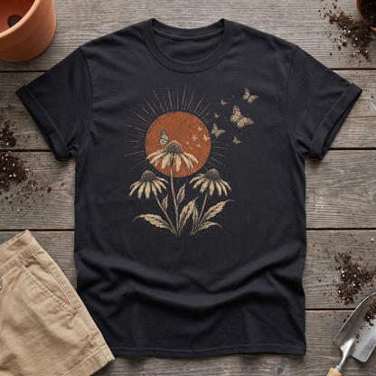 Coneflower Butterflies T-Shirt