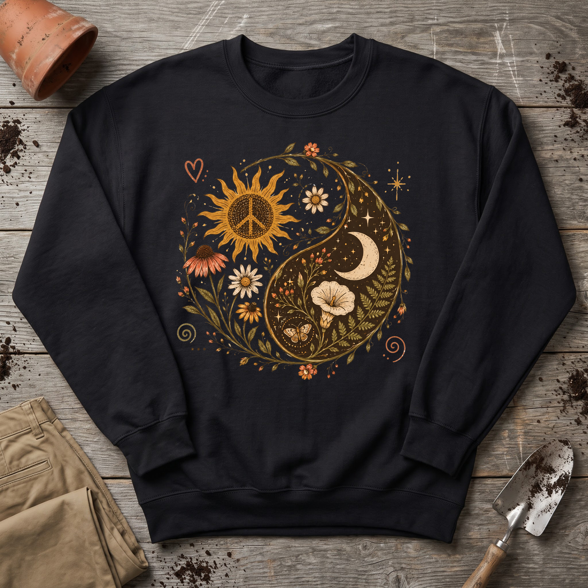 Botanical Sun & Moon Sweatshirt