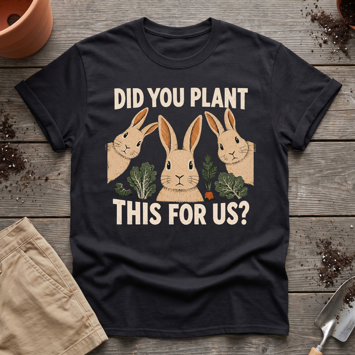 Rabbit Garden Raid T-Shirt