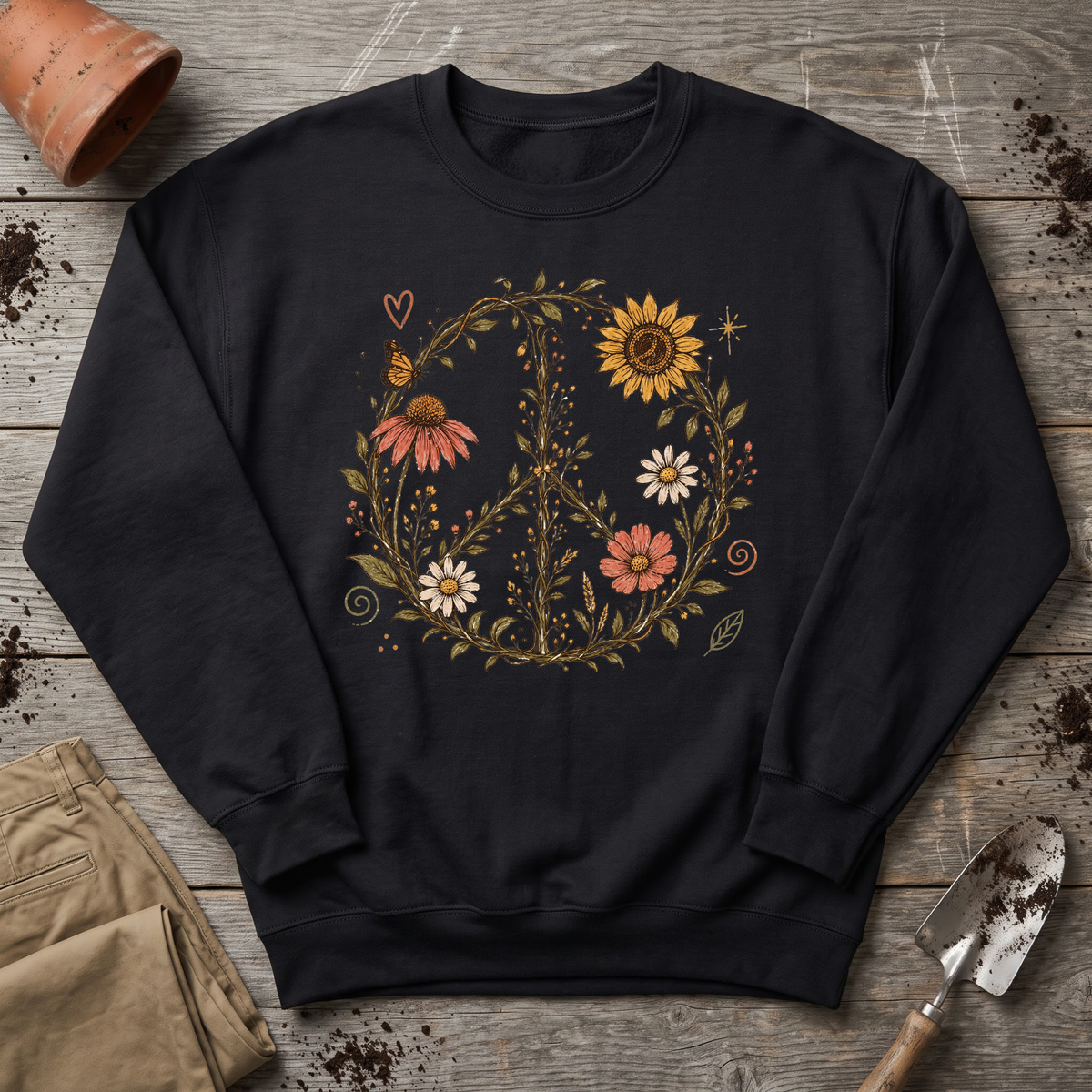 Wildflower Peace Sweatshirt