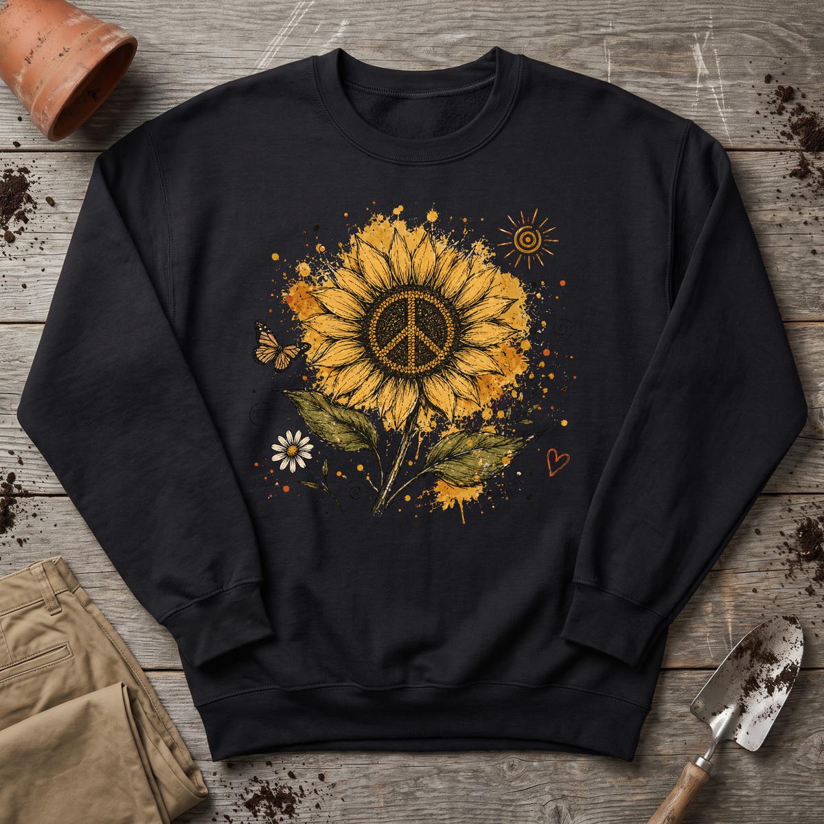 Sunflower Peace Sweatshirt