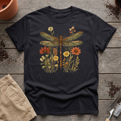 Dragonfly Wildflowers T‑Shirt