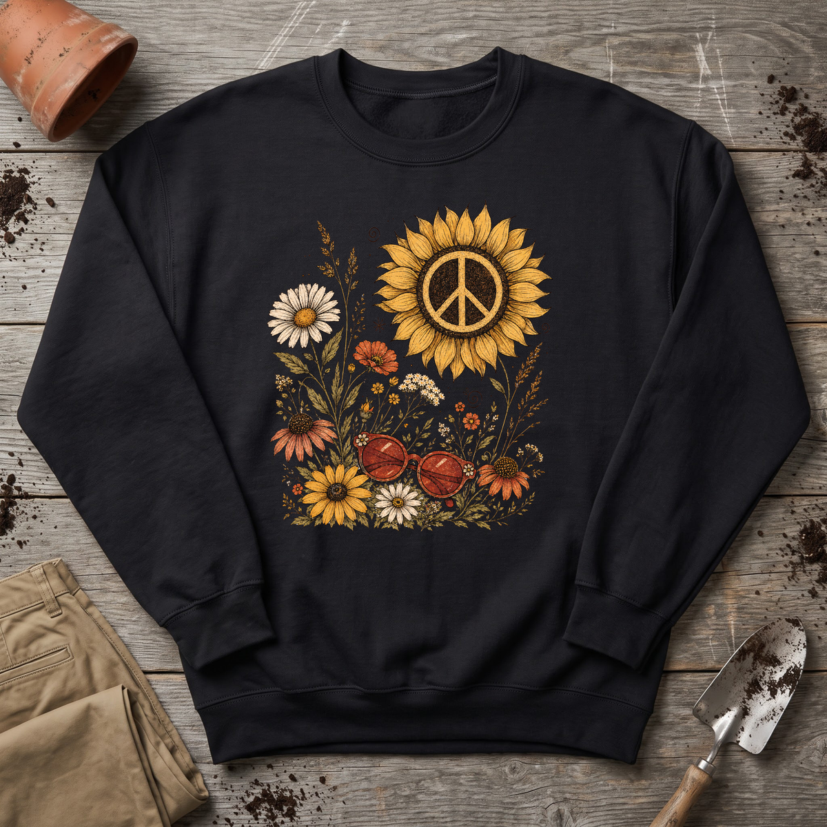 Sunflower Peace Sweatshirt