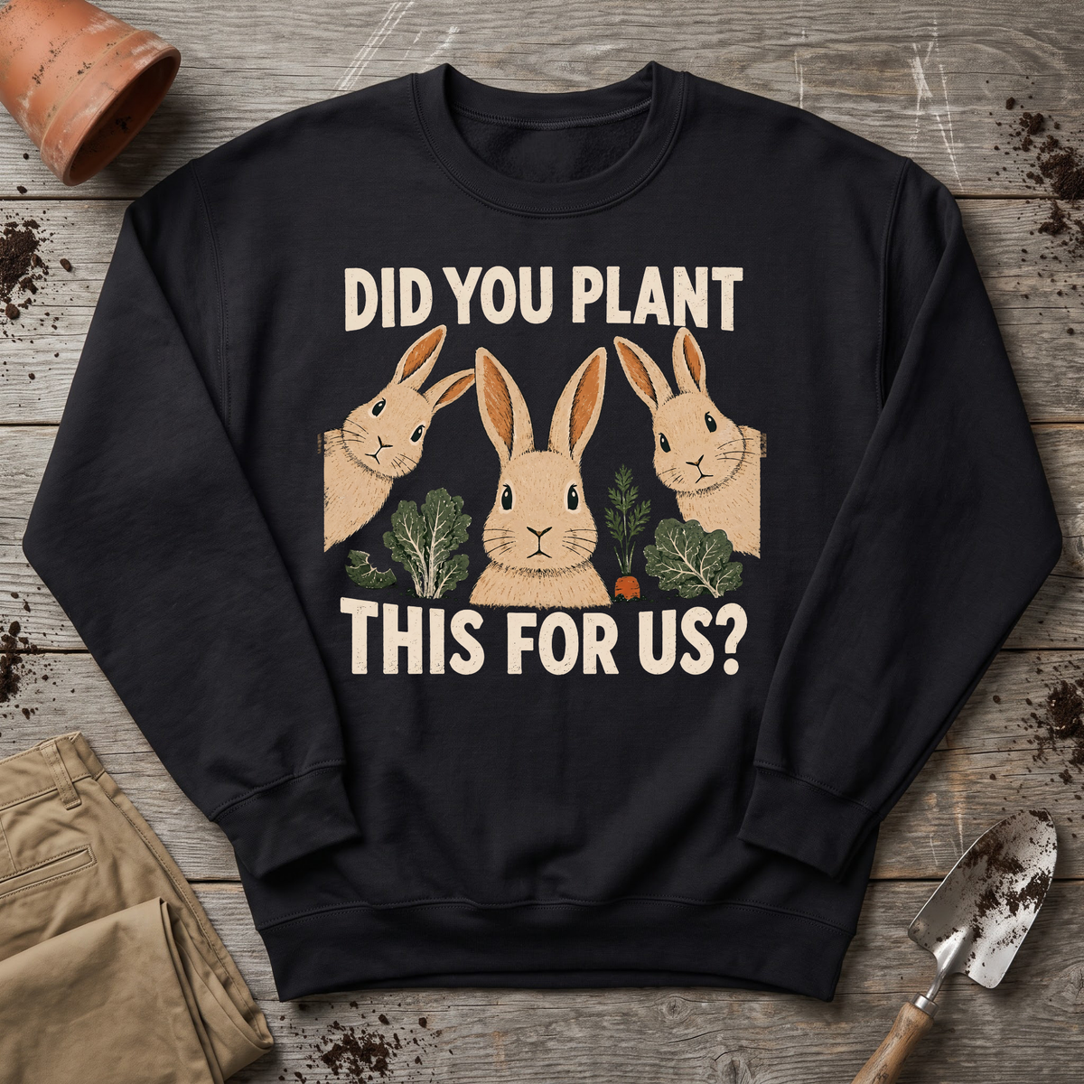 Rabbit Garden Raid Sweatshirt