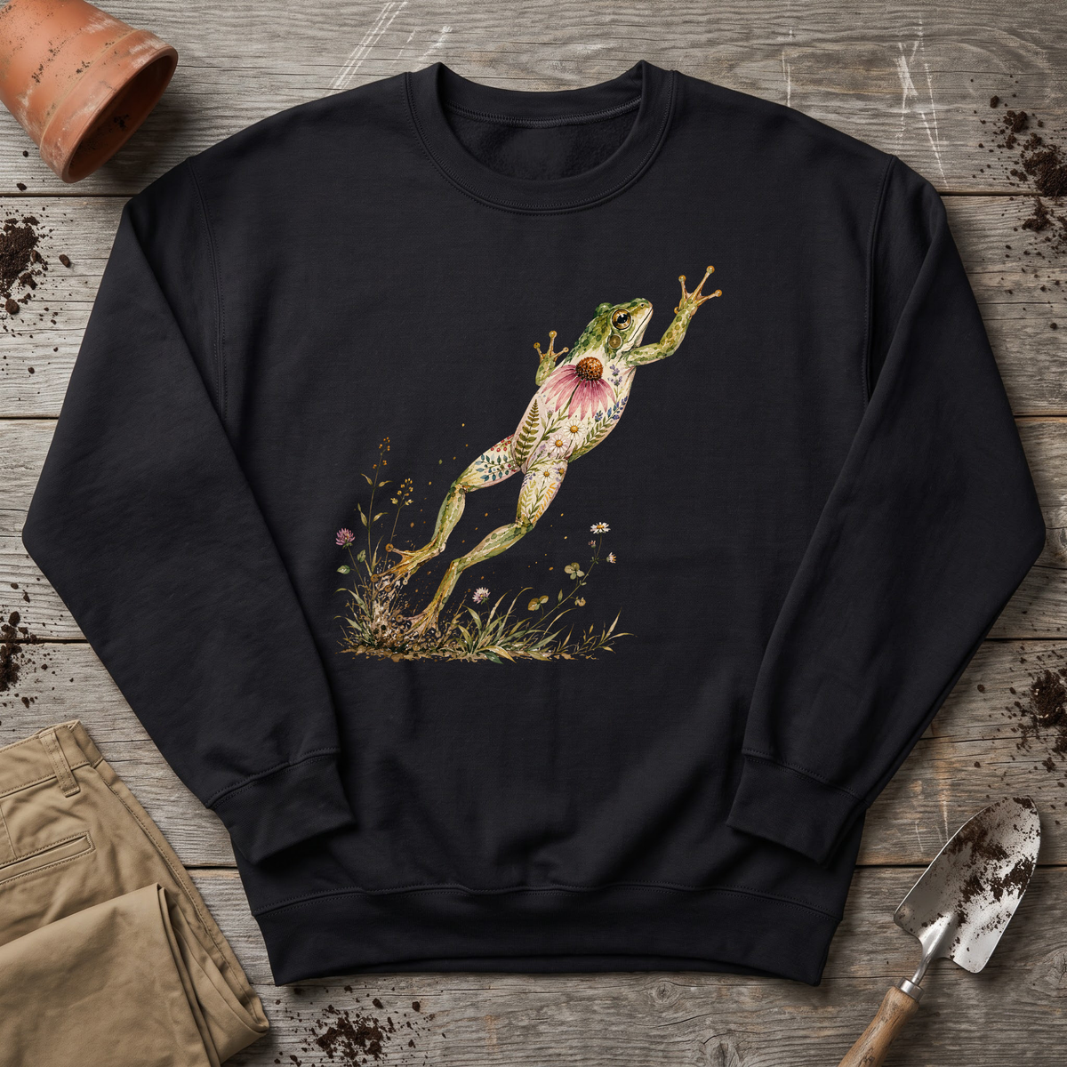 Wildflower Frog Sweatshirt