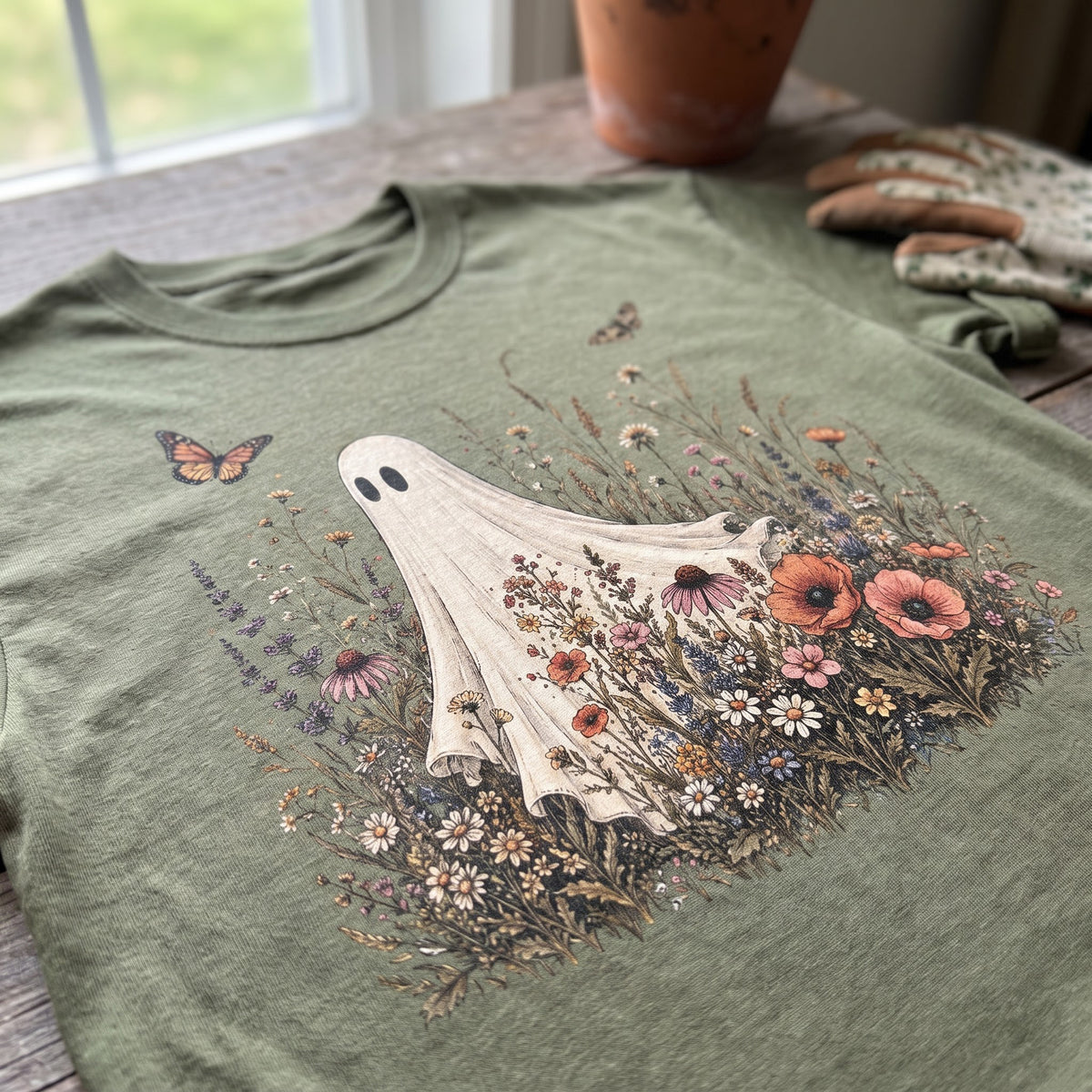Ghost in Bloom T-Shirt