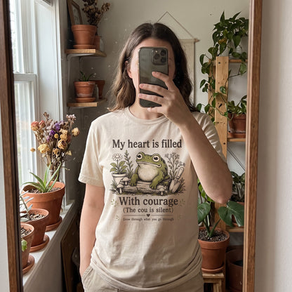 Garden Courage Frog T-Shirt