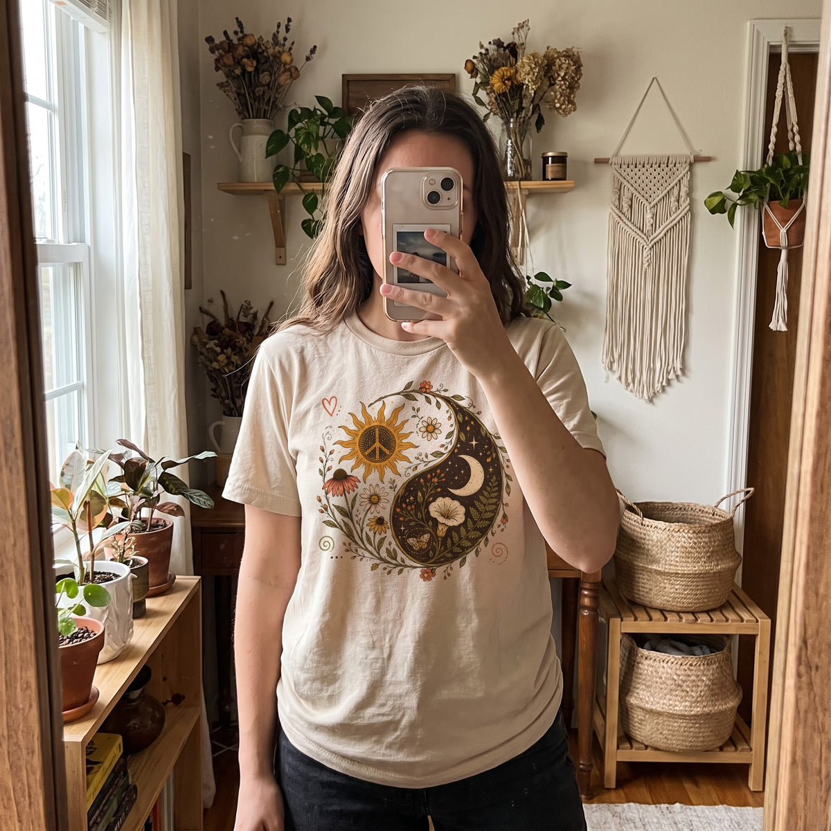 Botanical Sun & Moon T-Shirt