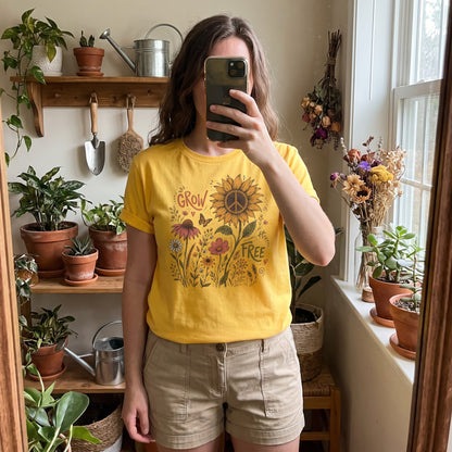 Grow Free Wildflowers T-Shirt